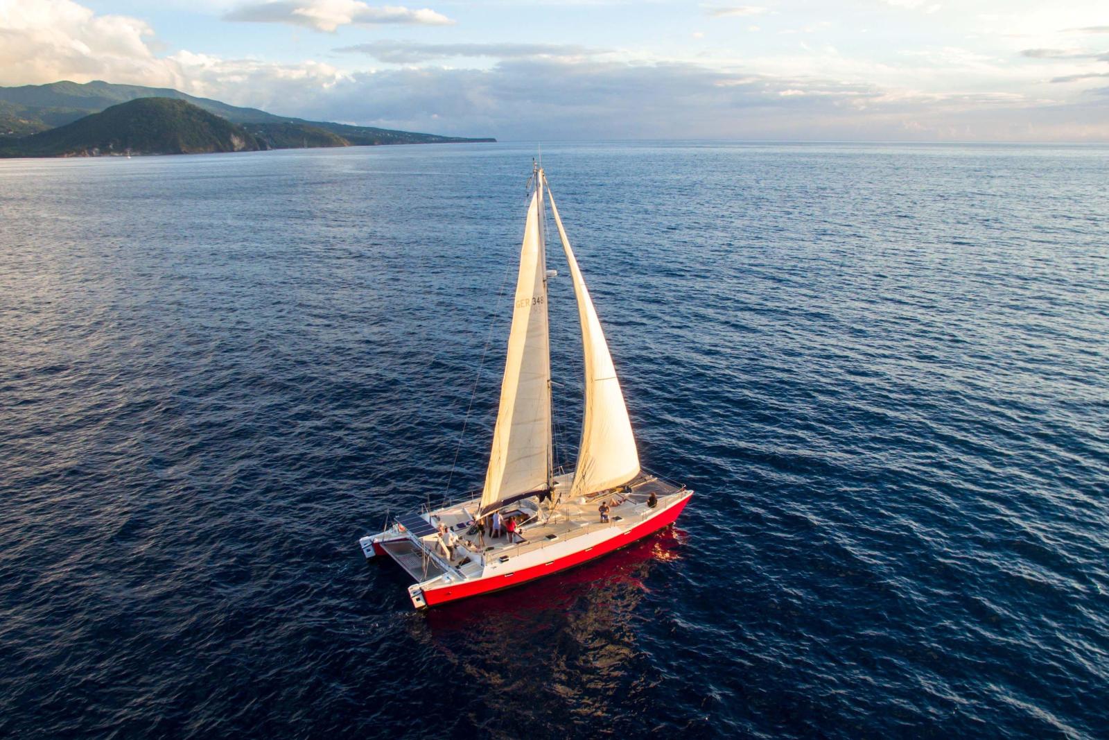 Catamaran Day Charter Open Bridge Deck